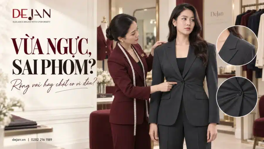 Vì sao vest vừa ngực nhưng lại rộng vai hoặc chật eo