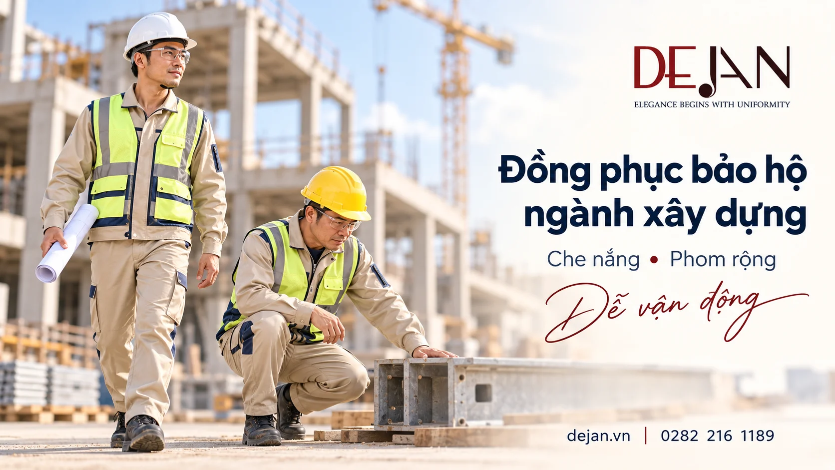 Đồng phục bảo hộ cho ngành xây dựng