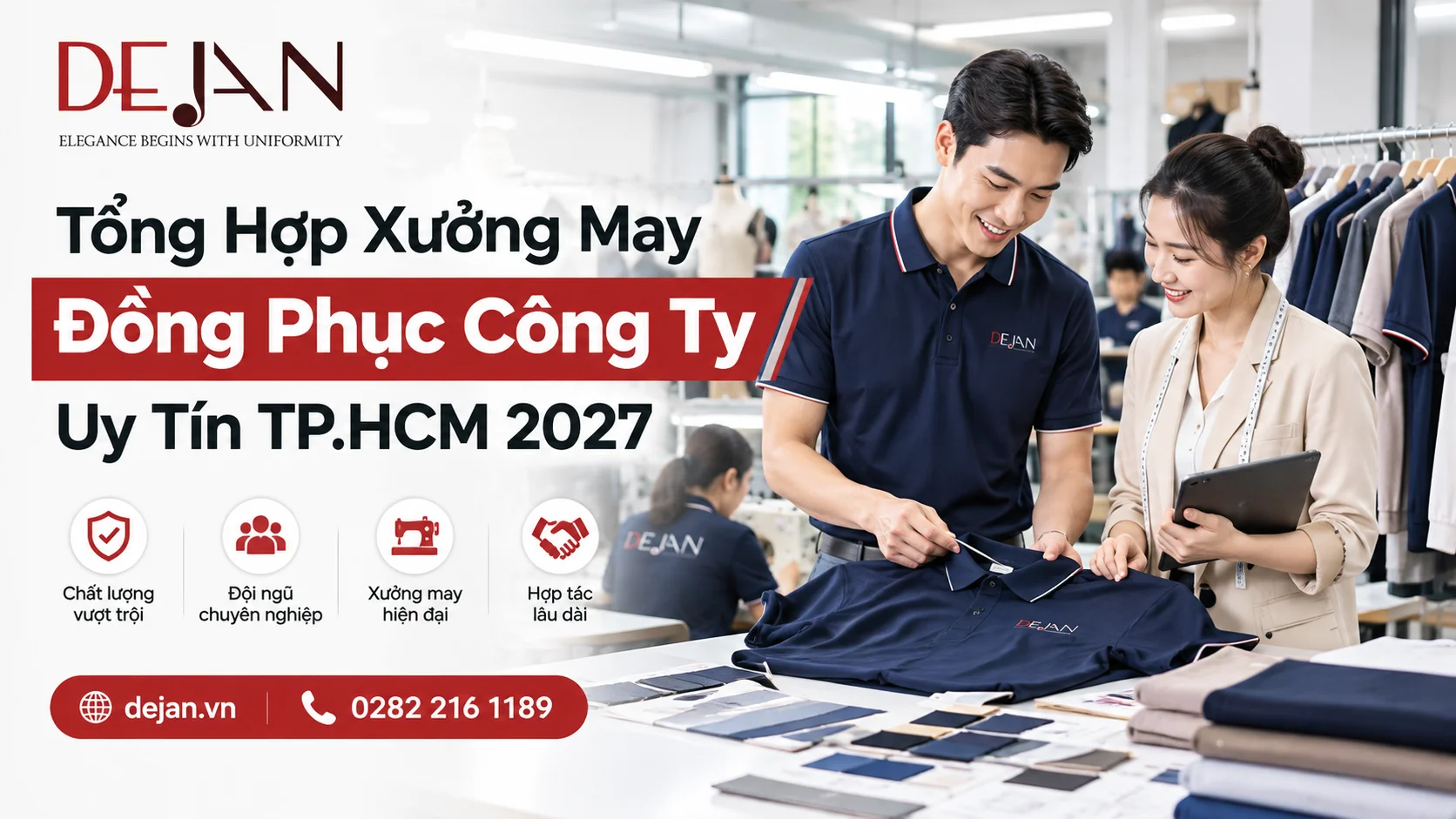 Tổng Hợp Xưởng May Đồng Phục Công Ty Uy Tín TP.HCM 2027